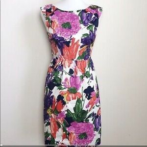 J Crew Factory floral sheath  4